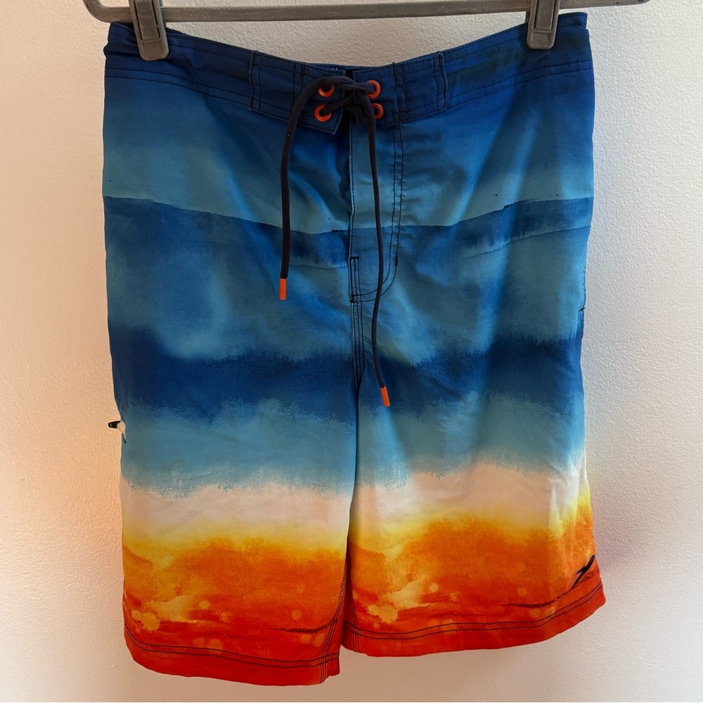 Speedo Colorful Tie Dye Swim Trunks Board Shorts M